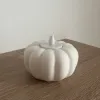 Okrągła Dynia Jesienna Świecznik na Tealight LED